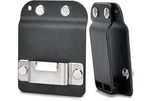 Healvaluefit TapeCatcher-Tape Measure Holder for Belt, Low-Profile Tape Measure Belt Clip Fits up to 2" Tool Belt, Measuring Tape Holder, Accessories for Electrician, Carpenter, Plumber