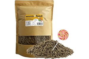 WORMBOX Moutta | WormFood 2kg, Aliment protéiné pour Les vers de Terre | Idéal pour la Reproduction et l’élevage