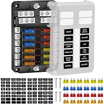 Kalitec KALI-1007 - Portafusibili 1 scomparto con copertura 0,75 – 2