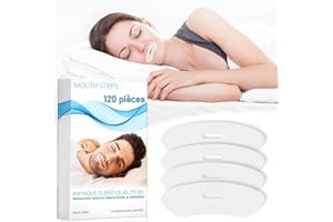 AIYJWXINP Mouth Tape for Sleeping(120Pièces) Anti-Ronfless Mouth Tape pour Dormir Mouth Taping Ruban Adhésif Bouche Patch Hommes Femmes Aide à Arrêter De Ronfler Breathe Right Anti Ronflement Efficace Puissant