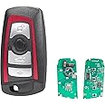 868MHZ Red For BMW 4 Buttons Smart Key Fob For BMW Series 5 6 7 X3 X4 F6 F9 F11 F12 F13 F25 F26 Remote For BDC/CAS4/CAS4+FEM