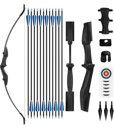 Abowllon Lot De 10 Supports De Flèches Adhésifs – Pour Droitier Ou Gaucher – Compatible Arc Recourbé Ou Composé