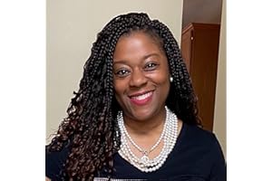 FIRSTCYH HAIR Boho Box Braids Crochet Hair with Curly Hair Pre Loop Long Black Messy Goddess Box Braids Extensions de cheveux pour femmes noires (35.56 cm (Lot de 8), 1B/30#)