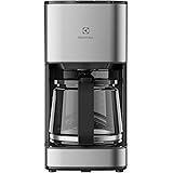 Electrolux Create 3 Kaffebryggare E3CM1-3ST, 1.25 L, 10 koppar, auto-off, anti-dropp, glaskanna, vattennivågradering, Rostfri