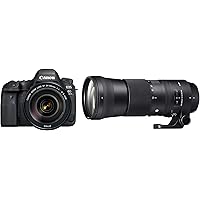 Canon EOS 6D Mark II 26.2MP Digital SLR Camera with Canon EF24-105 mm f/4L is II USM Lens and Sigma 150-600 mm f/5-6.3…