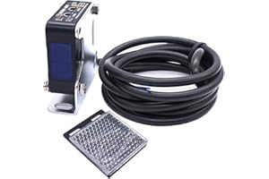 Taiss/Indoor Wall Mounted Photoelectric Beam Sensor 24-240VDC 24-240VAC Retroreflective photoelectric Sensor Switch Proximity Switch Induction Distance 5M BEN5M