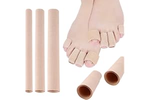 O5O2 3 Pièces protège orteil,Protection doigt de pied,Bandage Aux Orteils,Protection Orteils en Découpable,Pour Ampoules,Callosités,Soulagement de La Douleur de Friction(S,M,L)