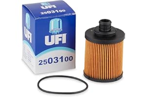 UFI Filters, Filtro Olio 25.031.00, Filtro Olio per Ricambio, Adatto a Auto, Applicabile su Diversi Modelli Alfa Romeo, Fiat, Ford, Lancia, Opel, Subaru, Suzuki, Tata e Vauxhall