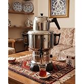 Paslanmaz &Ccedil;elik Elektrikli Semaver, 4.5 Litre &Ccedil;ay Makinesi, Enerji Tasarruflu Su Isıtıcı