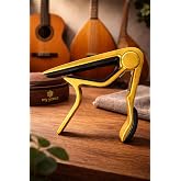 Nemesis FC-75 Gitar Capo Saz Bağlama Kaposu Gitar i&ccedil;in Uyumlu Gold Kapo