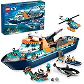 LEGO City Kutup Keşif Gemisi 60368-7 Yaş ve &Uuml;zeri &Ccedil;ocuklar i&ccedil;in B&uuml;y&uuml;k Y&uuml;zen Tekne İ&ccedil;eren Yaratıcı Oyuncak Yapım Seti (815 Par