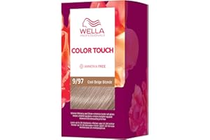Wella Professionals Color Touch Fresh-Up-Kit - Kit de coloration semi-permanente 9/97 Cool Beige Blonde - Blond Très Clair Fumé Marron