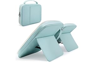 CITYCHASE Bible Covers for Men & Women, Bible Case Carrying Church Bag with Book Stand, Bible Bag with Handle, Zipper and Multi-Pockets for Scripture Study Bible Protector, Blue（Patent Design）