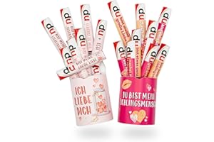 ‎YOUNIKAT younikat 2 x Aufkleber-Set Lieblingsmensch und Ich liebe dich passend für zwei Duplo Pralinen Packungen I rosa pink I Geschenk-Idee Aufmerksamkeit I dv1367