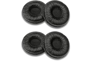 Ersatz Ohrpolster für Plantronics Headset,Jabra Ersatzpoloster Kompatibel mit Biz 2400 PRO 920 930 Kopfhörerr,Plantronics HW251N HW291N HW520 Blackwire 3210 (4 Pack)