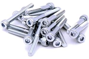 SINGULARITY SUPPLIES M5 (5mm x 40mm) Hex Socket Cap Screw (Bolt) - Steel (Pack of 20)