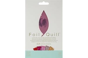 We R Memory Keepers 0633356606710 Foil, Flamant, Ensemble de 30 Feuilles, 10,1 x 15,2 cm, À Utiliser avec Quill et Créez des Brillants Ornements et Designs, Flamboyant, 10, 1 x 15, 2 cm