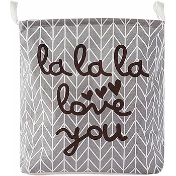 Znvmi Faltbare Wäschekorb mit Deckel Und Griff Wäsche