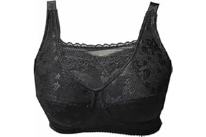 BIMEI Mastektomie-BH mit Taschen für Brustprothesen, vollständig bedeckender, kabelloser Alltags-BH für Damen in Übergröße 8103