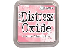 Ranger Tim Holtz Distress Oxide Pad-Worn Lipstick, Synthetic Material, Pink, 7.5 x 7.5 x 1.9 cm