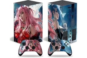 LEEWEE Housse Protection Vinyle Console pour Xbox Series X Skins Wrap Sticker avec Deux Autocollants Contrôleur sans Fil Gratuits(76248) Enveloppement D'autocollant (Color : 2)