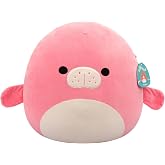 Squishmallows SQCR06634 - Deniz ayısı Morlai 40 cm, resmi Kelly Toys pel&uuml;ş, s&uuml;per yumuşak pel&uuml;ş oyuncak