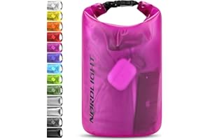 Nordlight Sac Étanches Et Sac À Dos - 2L, 5L, 10L, 15L, 20L, 30L Dry Bag avec Fermeture Roll-Top Et Bandoulière, avec Housse De Téléphone Étanche Et Sac Banane