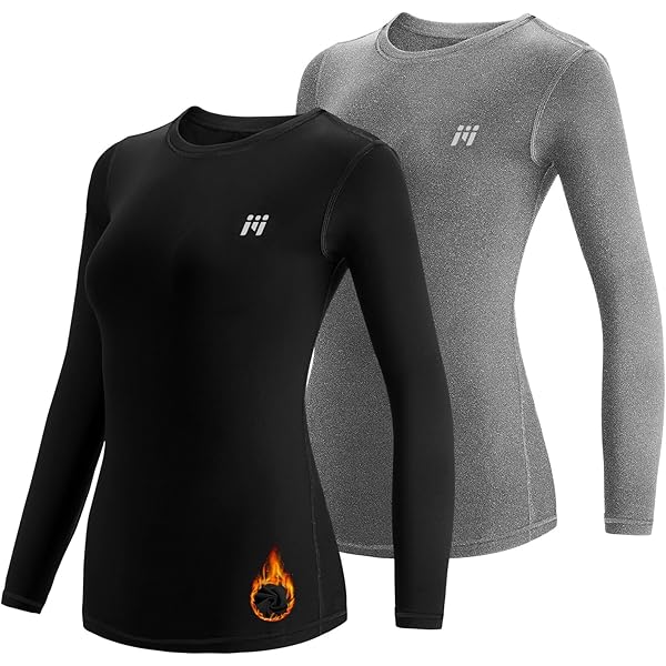 Set Thermique LAPASA Femme – Noir – Couche De Base Thermoflux – Poids Moyen – Taille L41