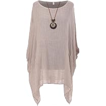 thumbnail image 2 of Women's Italian Striped Cotton Scoop Neck Tunic Dress | Summer Boho Style 2 of 4