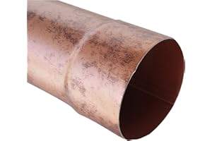 SGM CLIMA SRLS AIR EVOLUTION LATTONERIA Tubo pluviale (L 1 metro Alluminio ramato DN 100 mm)