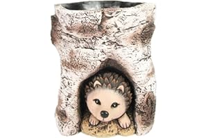 TIN DREAMS FACTORY Macetas Decorativas Pintado a Mano para Interior y Exterior, Divertida Maceta para Plantas y Flores de Terraza o Jardín, Jarrones Decorativos Originales Modernos y de Fantasía