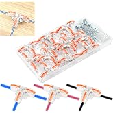 Compact Cable Connectors, CTRICALVER 12pcs T-Type Terminal Block, Lever Nut Cable Connector Terminal Block Connector