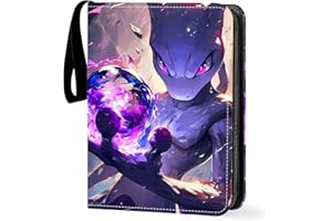 Niaetuto 50 Pages Classeur Carte,900 Cartes Album Porte Carte,Portable Album de Collection,Imperméable Albums pour Cartes à Collectionner