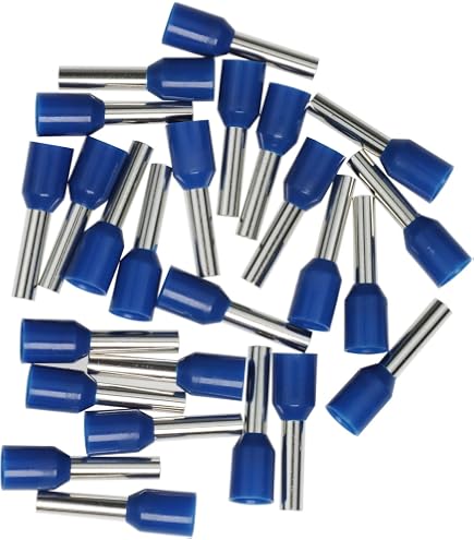 Heschen Kabelschuh E0508 – 1000 Stück, AWG 22 / 0,5 Mm², Isoliert, Orange, Für Crimpverbinder