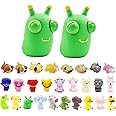 2pcs 3D Green Grass Worm Popping Out Eyes Squeeze Toys for Kids,Funny Pinch Toy Novelty Fidget Toy Hand Squishy Squeeze Toy Stress Relief Toys for Kids Adults,Birthday Gift,Christmas Stocking Fillers