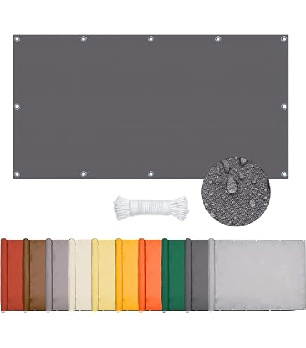 SUNNY GUARD Voile d'ombrage Rectangulaire 4x5m Imperméable Toile Ombrage UV Protection pour