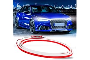 ‎DREAMIZER DREAMIZER LED-Streifen für Motorhaube, Stangen und Neonlichter, 12 V, 180 cm, Scan-Start-Lichtleiste für Auto, Outdoor, LED-Lichter für SUV, LKW, 4x4, Anhänger, Weiß