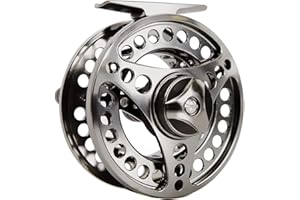 ANGLER DREAM EX-ALC Fly Reel 3/4 5/6 7/8 9/10WT CNC Machined Aluminum Fly Fishing Reels Silver/Gunsmoke Fly Reels