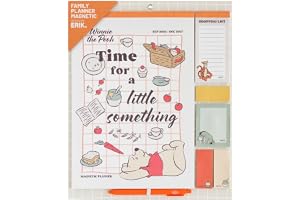 Grupo Erik Magnetic Calendar For Fridge 2027 - Disney Winnie the Pooh Gifts