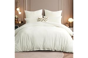 RUIKASI Pościel flanelowa 200 x 200 cm, ciepła pościel zimowa, przytulna, pluszowa, zestaw z 2 poszewkami na poduszkę 80 x 80 cm (200 x 200 cm, biała)