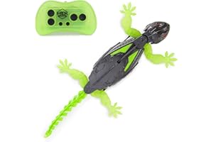 HEX BOTS Wall Crawler Gecko, Rechargeable Remote Control Robot Kids Toy, Climbs Walls, RC Robot Toy for Boys & Girls Ages 4 & Up
