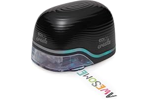 COLOP e-Mark Create schwarz. Mobiler Drucker für KREATIVE Nutzer, mehrfarbige Abdrucke, inkl. verbesserter kostenloser App, 111,2 x 76,5 x 72,7 mm