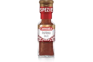 Cannamela, Linea Maxi Oro, Paprika Dolce, Confezione da 50g, con Peperoni Rossi Aromatici per Insaporire Zuppe e Salse e Dare un Sapore Aromatico a Piatti a Base di Carne e Sughi