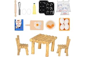 NHYDZSZ 22 Miniatura Accessori Per La Cucina,Accessorio In Miniatura Per Casa Delle Bambole,Decorazione In Miniatura Per La Cucina Per Accessori Elfo Natale Accessori Per La Casa Delle Bambole