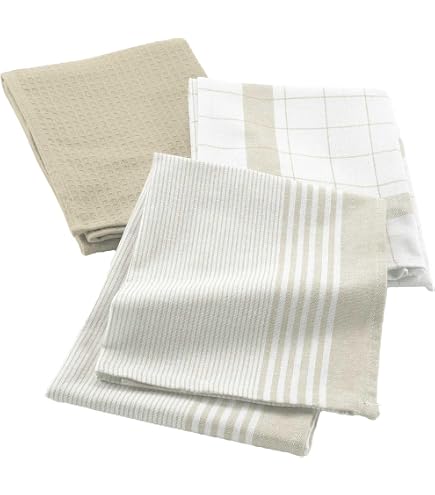 Confezione Da 3 Pezzi Jacquard Strofinaccio, Misto Lino-cotone - 7