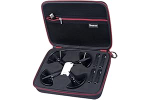 Smatree Torba do przenoszenia kompatybilna z dronem DJI Tello z 4 bateriami Tello Flight (dron Tello i 4 baterie Tello Flight nie są dołączone)