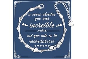 CheersLife Pulseras Niña,Regalos Originales para Mujer,Regalos Niña 8 13 14 15 16 17 18 Años,Trébol Corazón Campana Gatos Pulsera para Hermana Amiga Hija Sobrina - Cumpleaños Navidad San Valentín