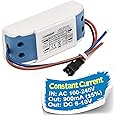 Chanzon LED Driver 900mA (Constant Current Output) 6V-10V (Input 85-277V AC-DC) (2-3) x3 9W 10W Power Supply 900 mA Lighting Transformer Drivers for 10 W High Power COB Light Lamp Bulb (Plastic Case)
