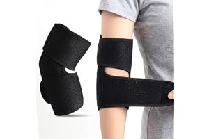 Cheynn armbågsbandage, justerbart armbågsbandage andas armbågsskydd tennisarm bandage kompression armbågsarmband för män kvin