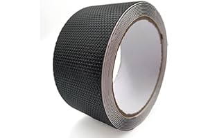 ONTWIE Rubber Grip Tape, Ultra-Strong Adhesive Anti-Slip Pad, Non-Slip Waterproof & Durable Grip Tape for Home Use, Perfect for Handles, Stairs, Tools & Smooth Surfaces, Enhances Safety & Comfort 2in x 10ft